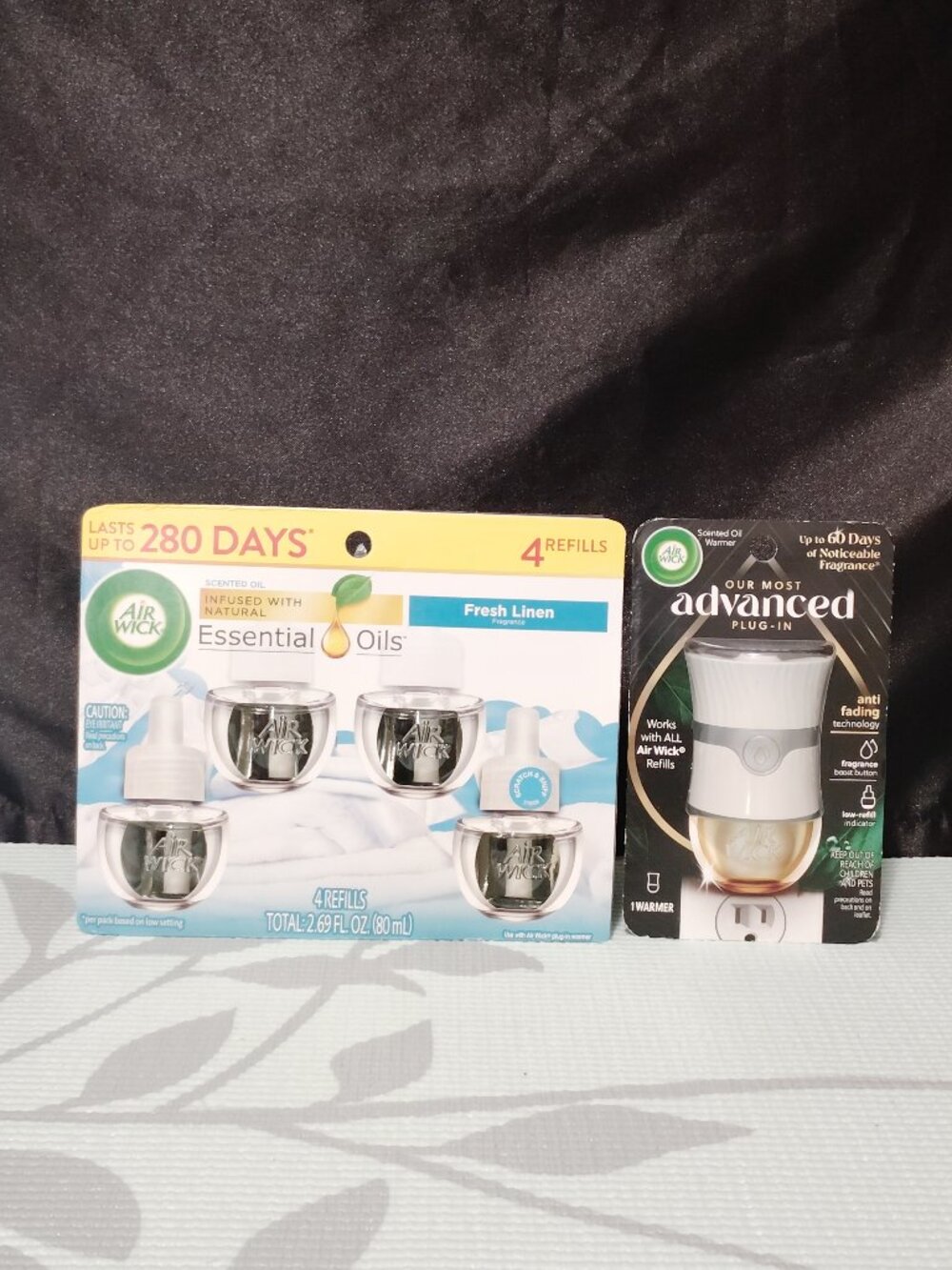 Air Wick Scented Oil Air Freshener Refills Fresh Linen / Air Wick Advanced Plug